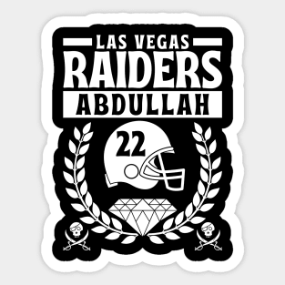 Las Vegas Raiders Abdullah 22 Edition 2 Sticker